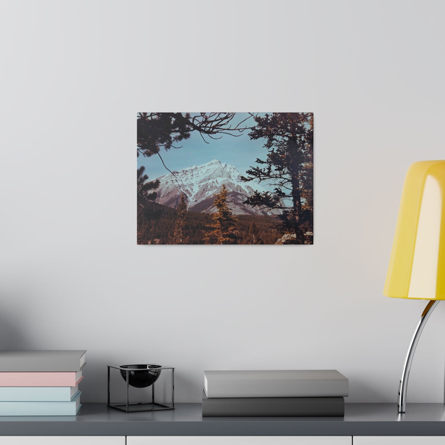 Rundle Mountain Banff Matte Canvas, Stretched, 0.75"