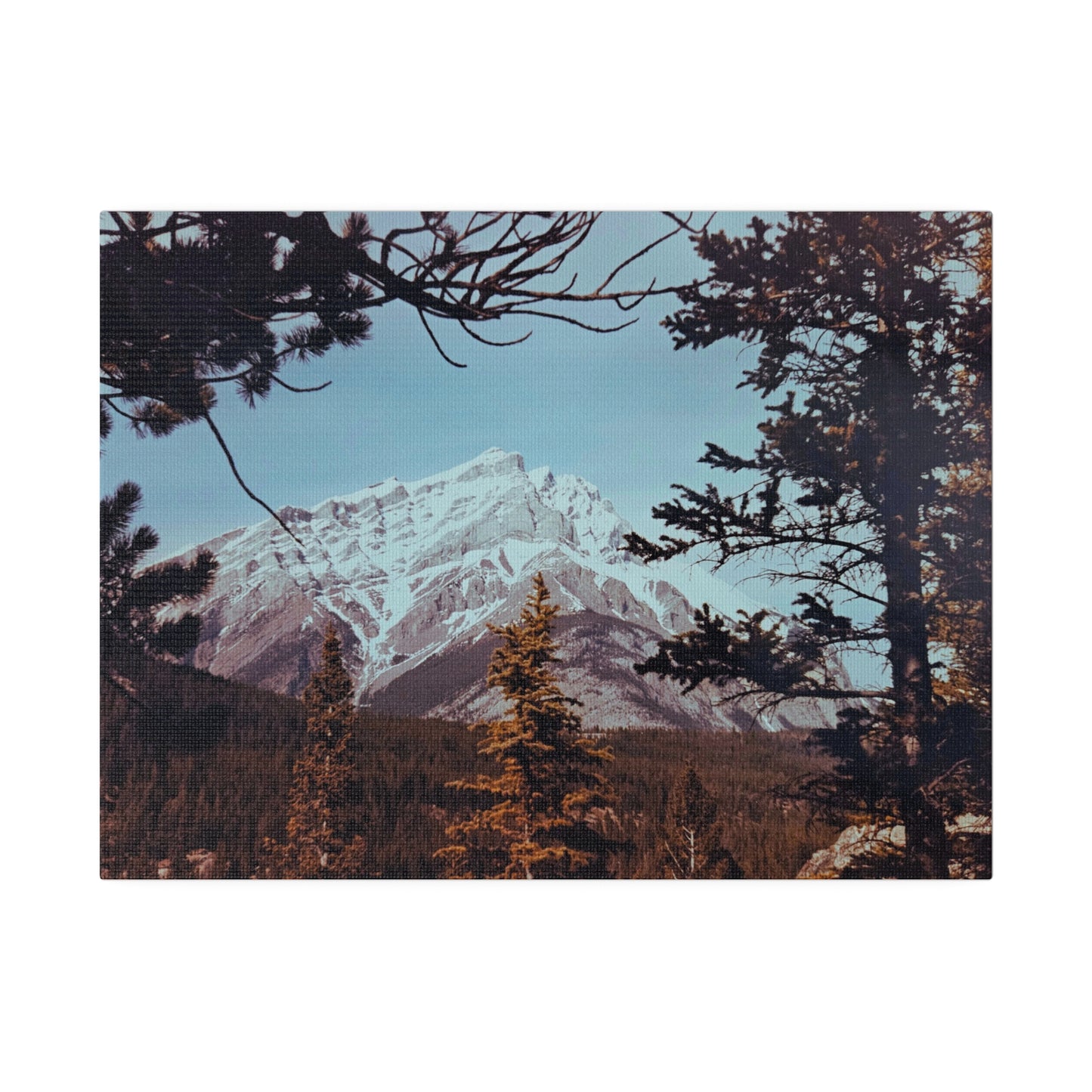 Rundle Mountain Banff Matte Canvas, Stretched, 0.75"